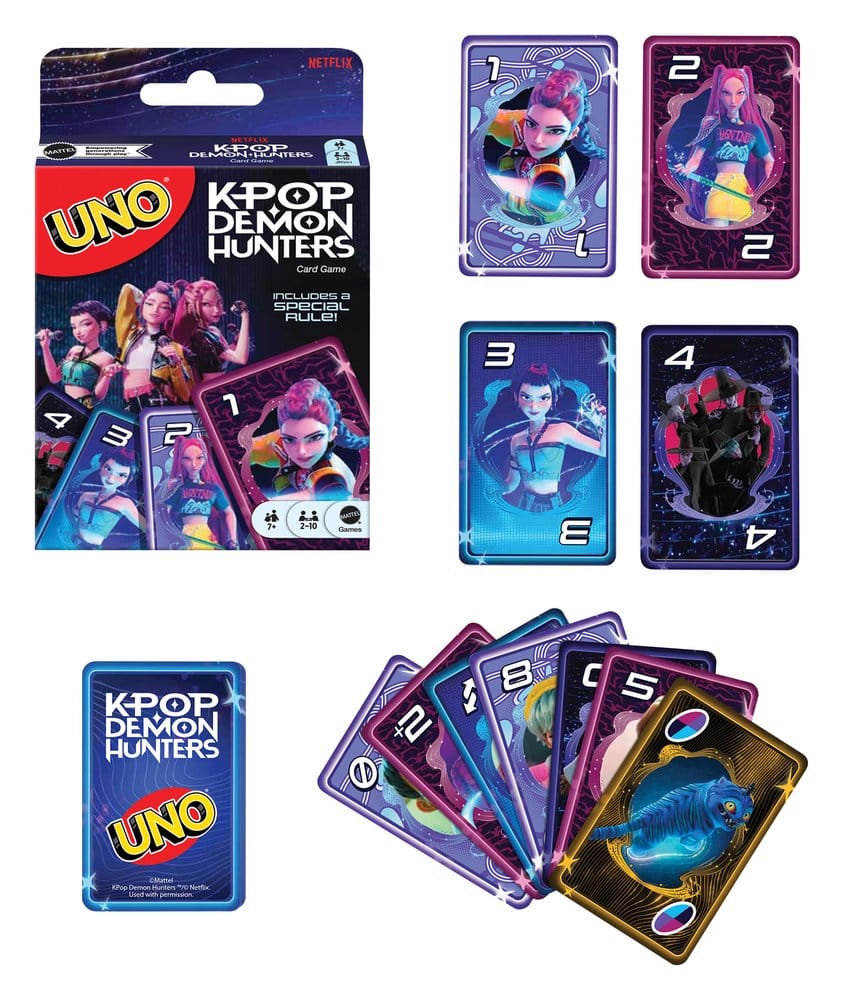 KPop Demon Hunters UNO Juego de Cartas