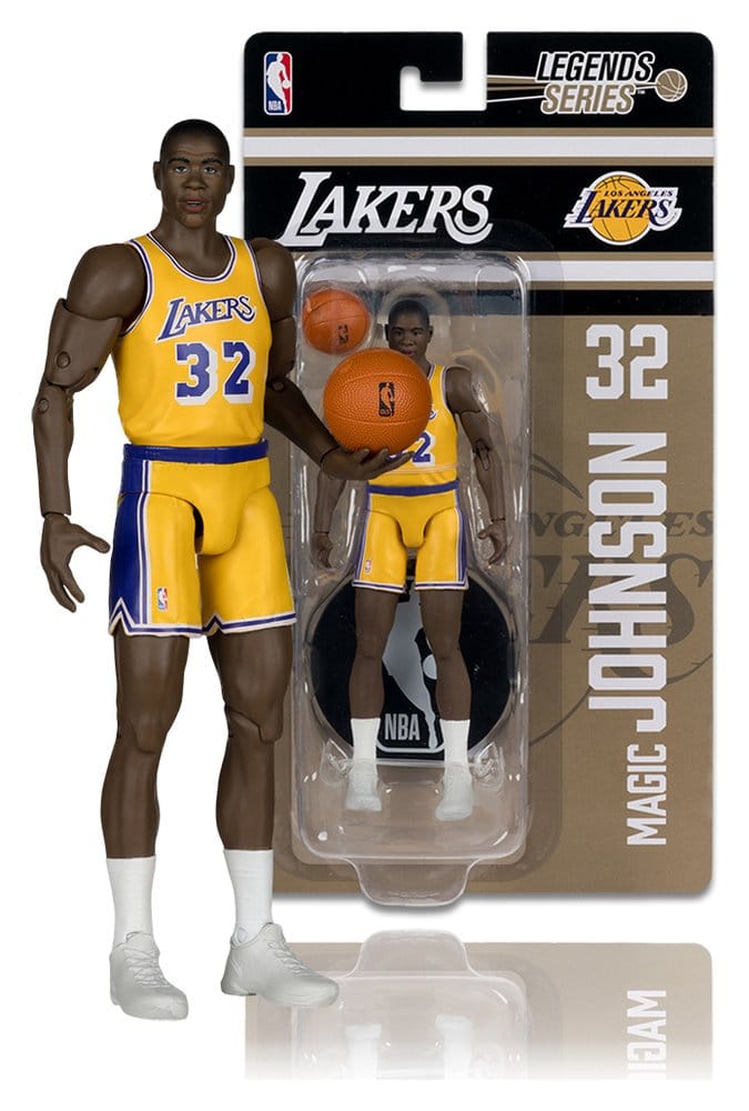 NBA Legends Series Figura Earvin "Magic" Johnson (Los Angeles Lakers) 15 cm
