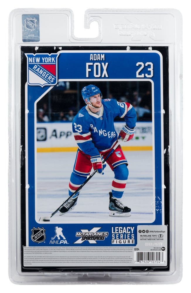NHL McFarlane SportsPicks Figura Adam Fox (New York Rangers Centennial) 18 cm