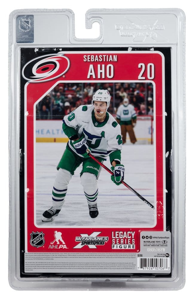 NHL McFarlane SportsPicks Figura Sebastian Aho (Hartford Whalers Retro) 18 cm