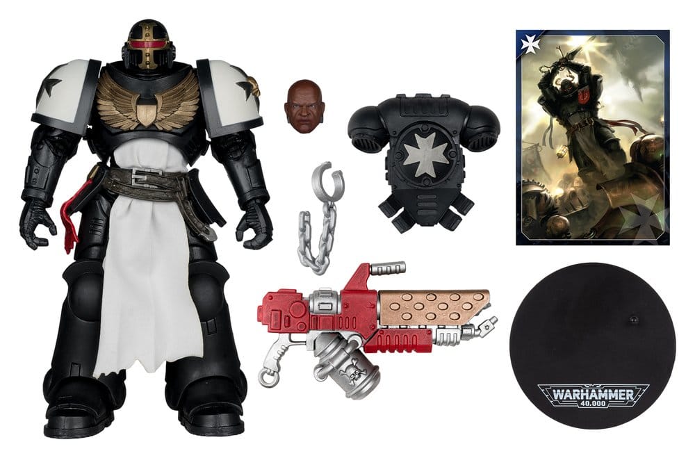Warhammer 40,000 Figura Primaris Crusader (Black Templars) 18 cm