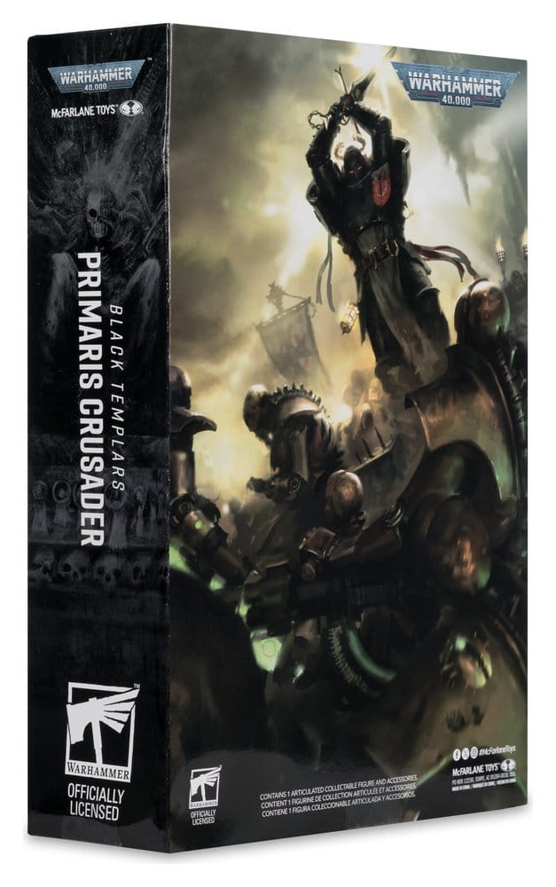 Warhammer 40,000 Figura Primaris Crusader (Black Templars) 18 cm