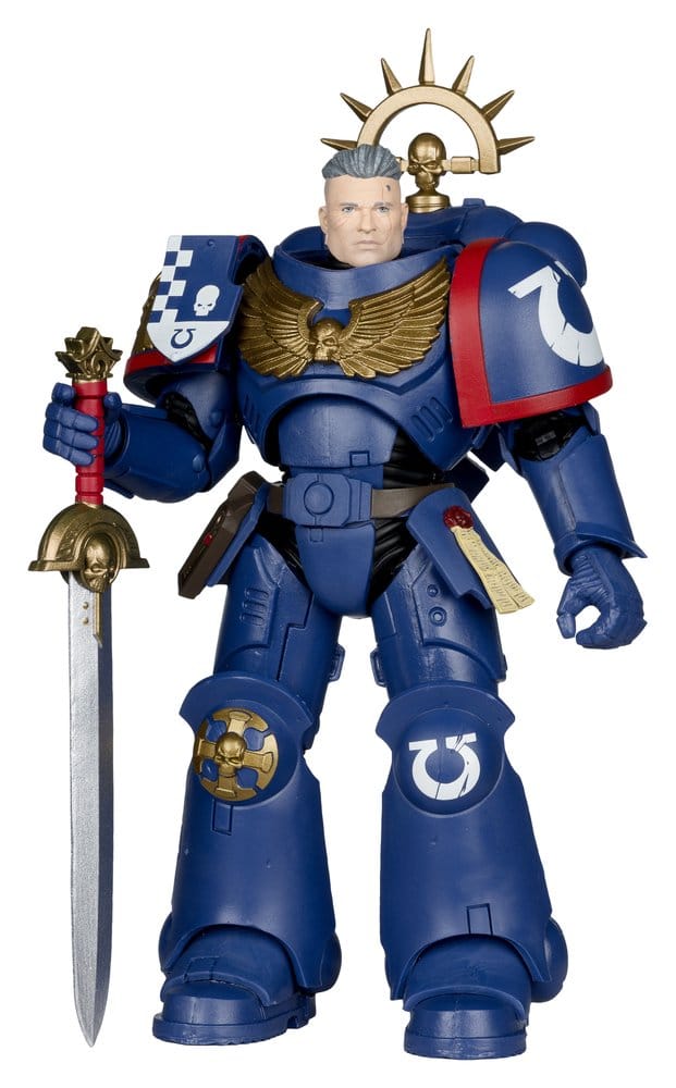 Warhammer 40,000 Total War Figura 3rd Company Lieutenant (Ultramarines) 18 cm