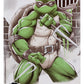 Las Tortugas Ninja Page Punchers Figura Raphael (Black White & Green) (Red Platinum Edition) 13 cm