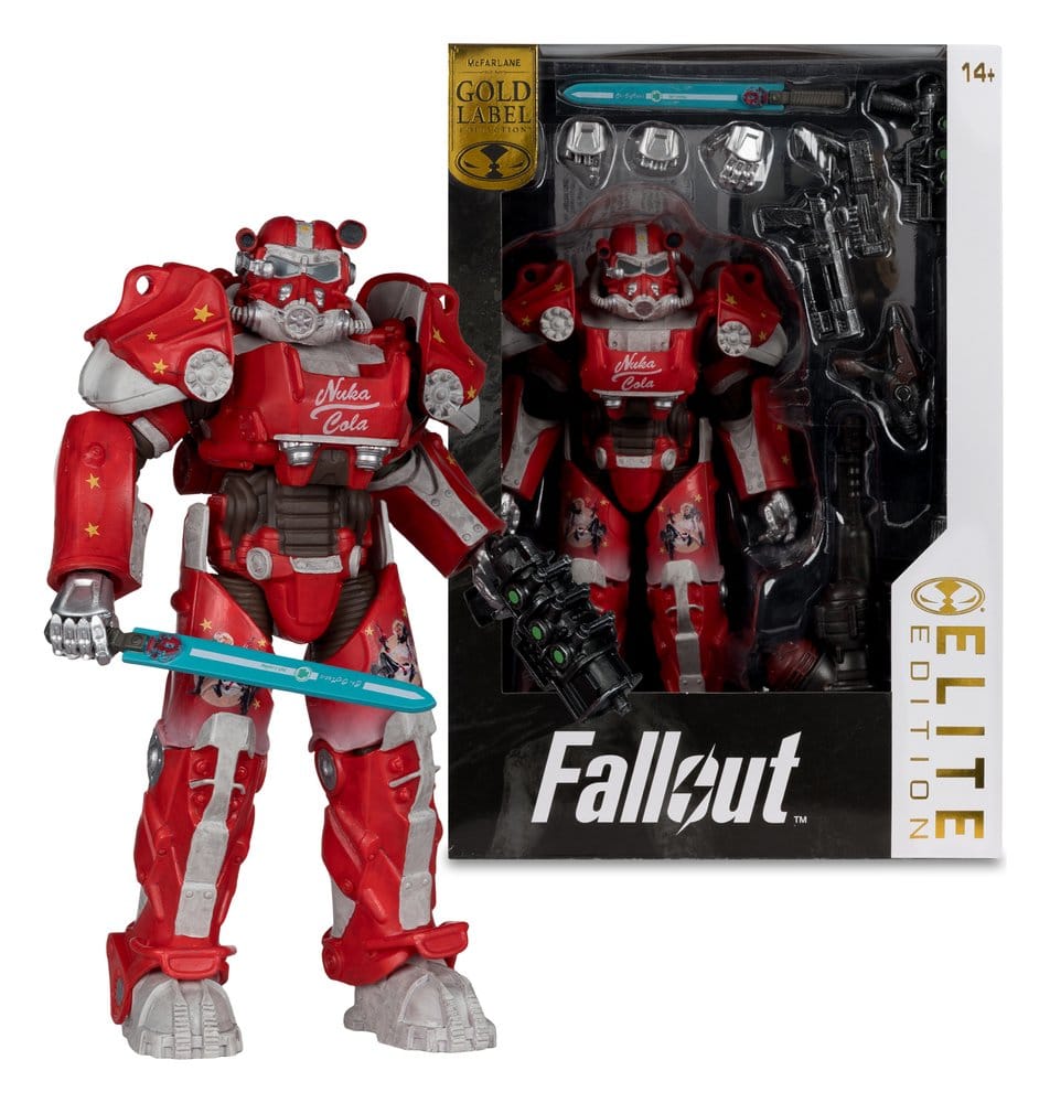 Fallout McFarlane Elite Edition Figura Fallout 76 Nuka Cola T-60 (Gold Label) 19 cm