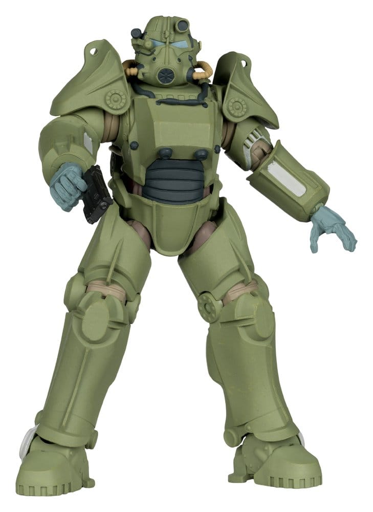 Fallout 76 Gaming Edition Figura T-45 Military Armor (Red Platinum Edition) 20 cm