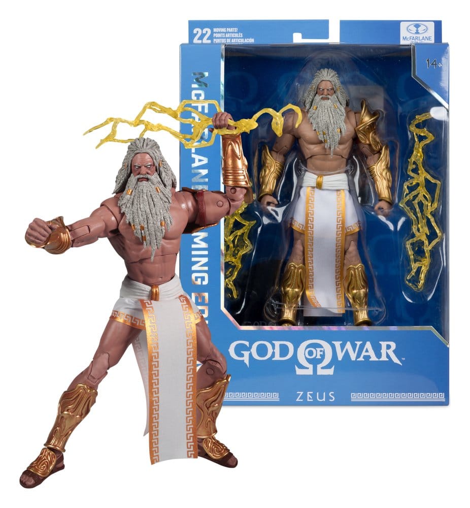God of War McFarlane Gaming Edition Figura Zeus 18 cm