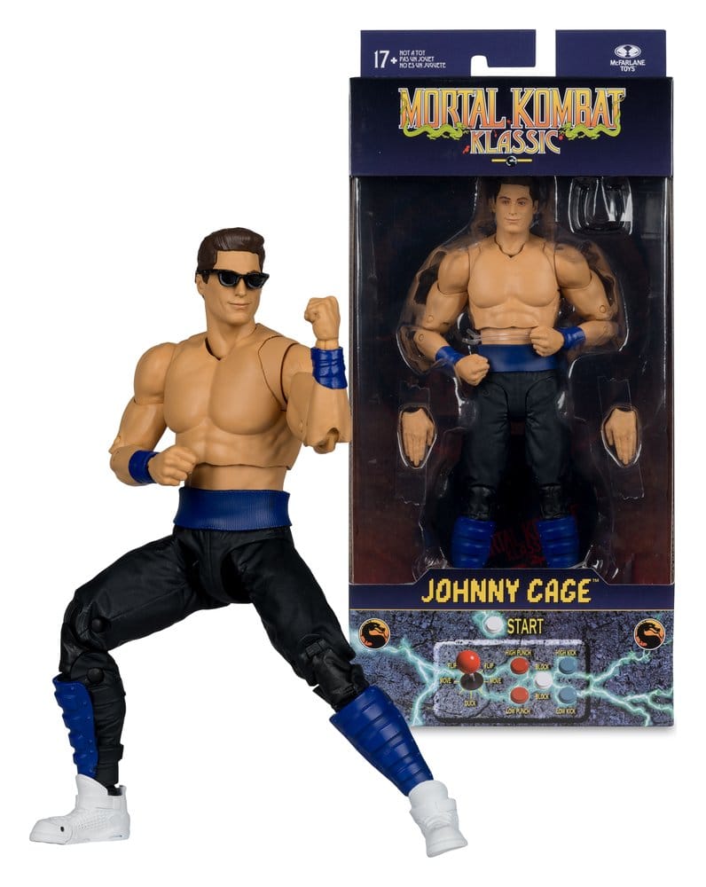 Mortal Kombat Klassics Figura de Acción Johnny Cage 19 cm