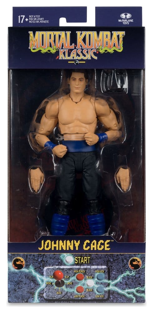 Mortal Kombat Klassics Figura de Acción Johnny Cage 19 cm