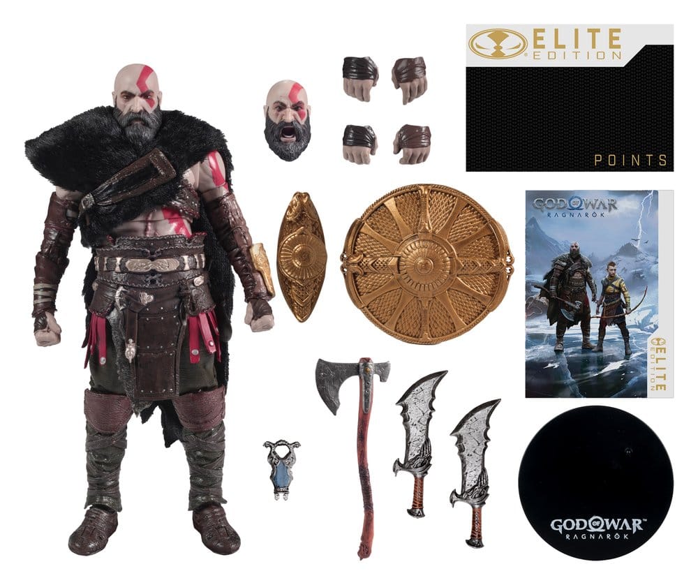God of War Ragnarok McFarlane Elite Edition Deluxe Figura Kratos #18 18 cm