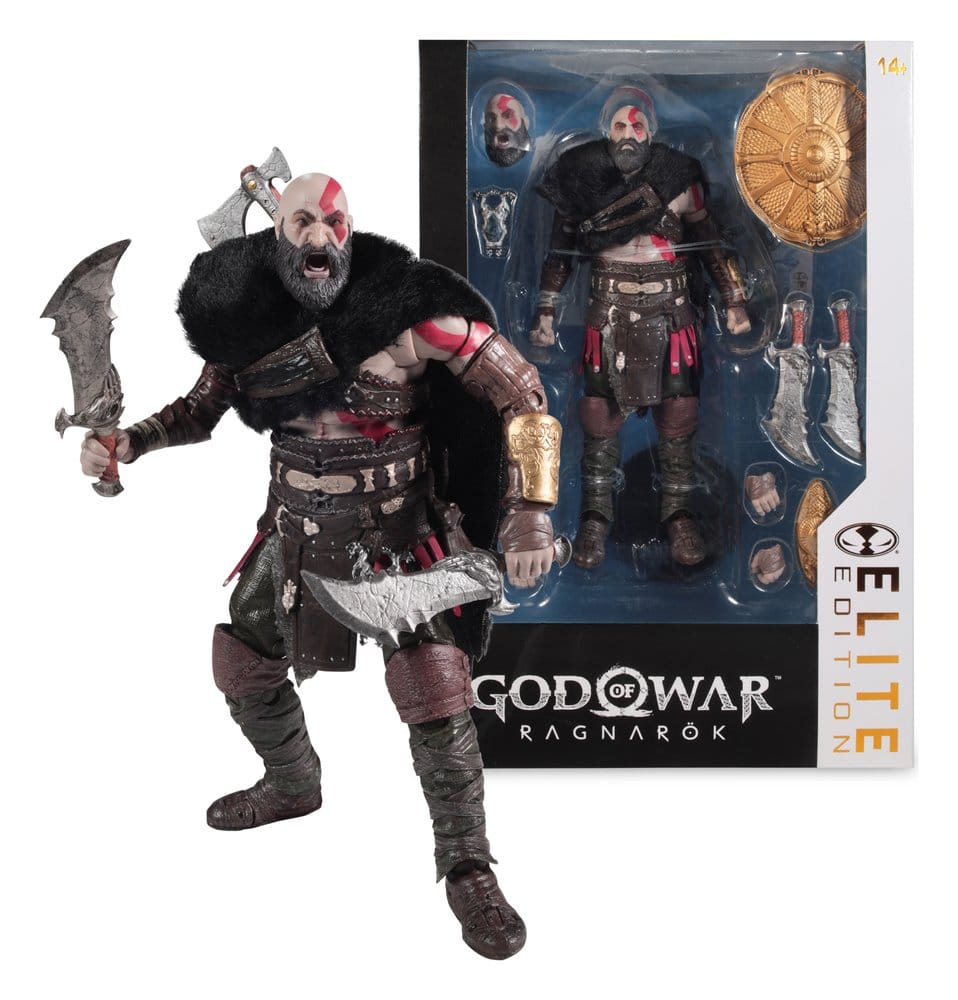 God of War Ragnarok McFarlane Elite Edition Deluxe Figura Kratos #18 18 cm