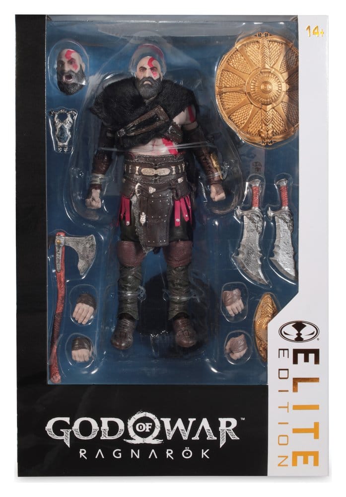 God of War Ragnarok McFarlane Elite Edition Deluxe Figura Kratos #18 18 cm