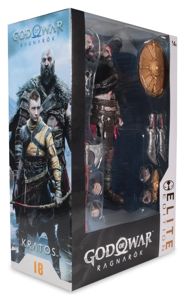 God of War Ragnarok McFarlane Elite Edition Deluxe Figura Kratos #18 18 cm