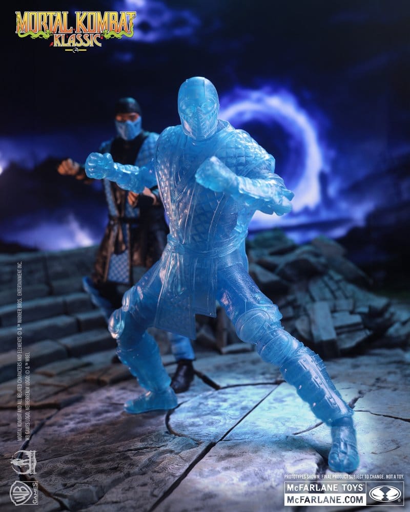 Mortal Kombat Klassic Figura Sub-Zero (Ice Clone) 18 cm