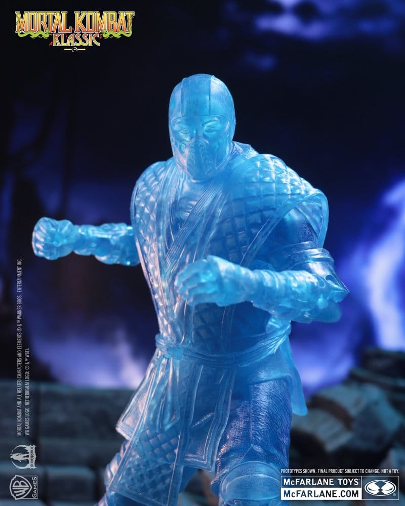 Mortal Kombat Klassic Figura Sub-Zero (Ice Clone) 18 cm