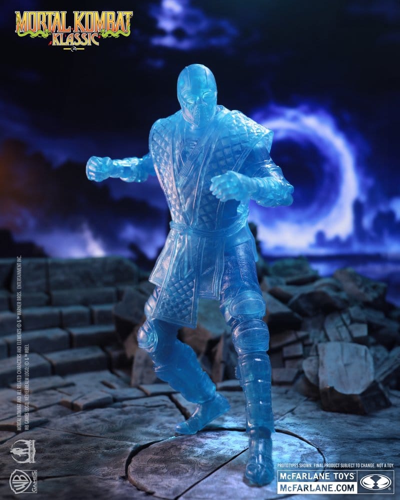 Mortal Kombat Klassic Figura Sub-Zero (Ice Clone) 18 cm