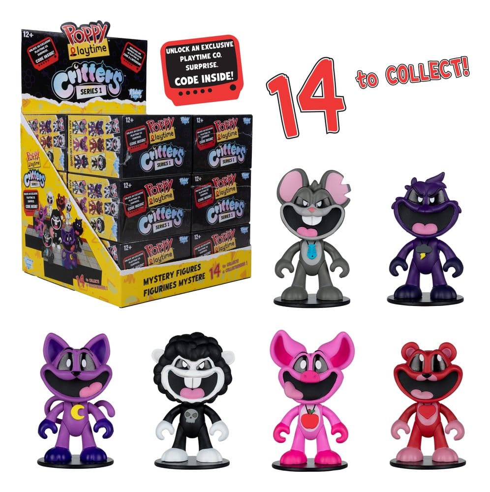 Poppy Playtime Minifiguras Critter Serie 1 Blind Box 6 cm (12)