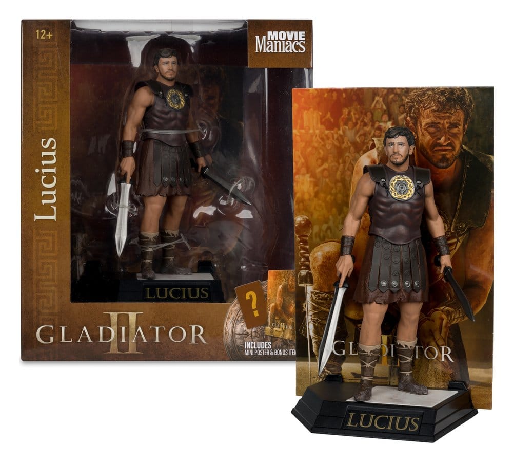 Gladiator II Figura Movie Maniacs Lucius 16 cm