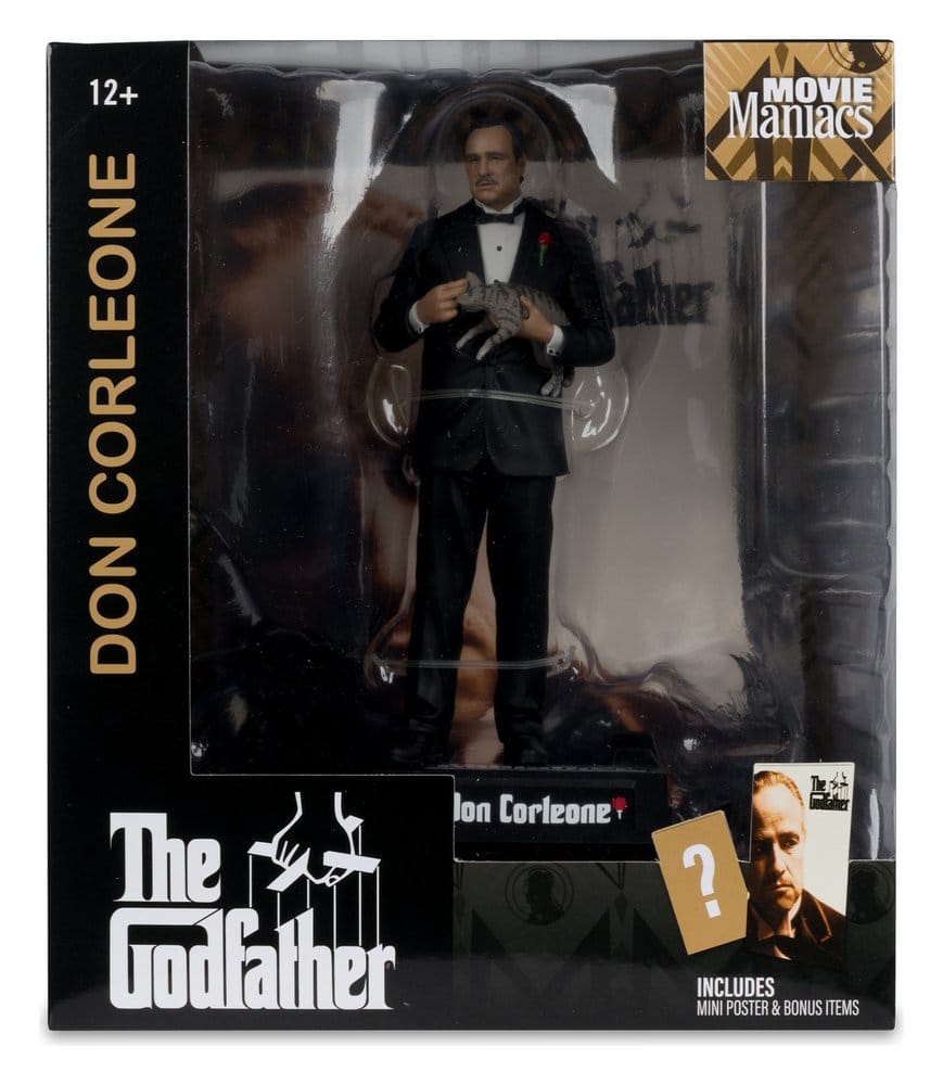 El Padrino Movie Maniacs Paramount Figura Don Corleone 17 cm
