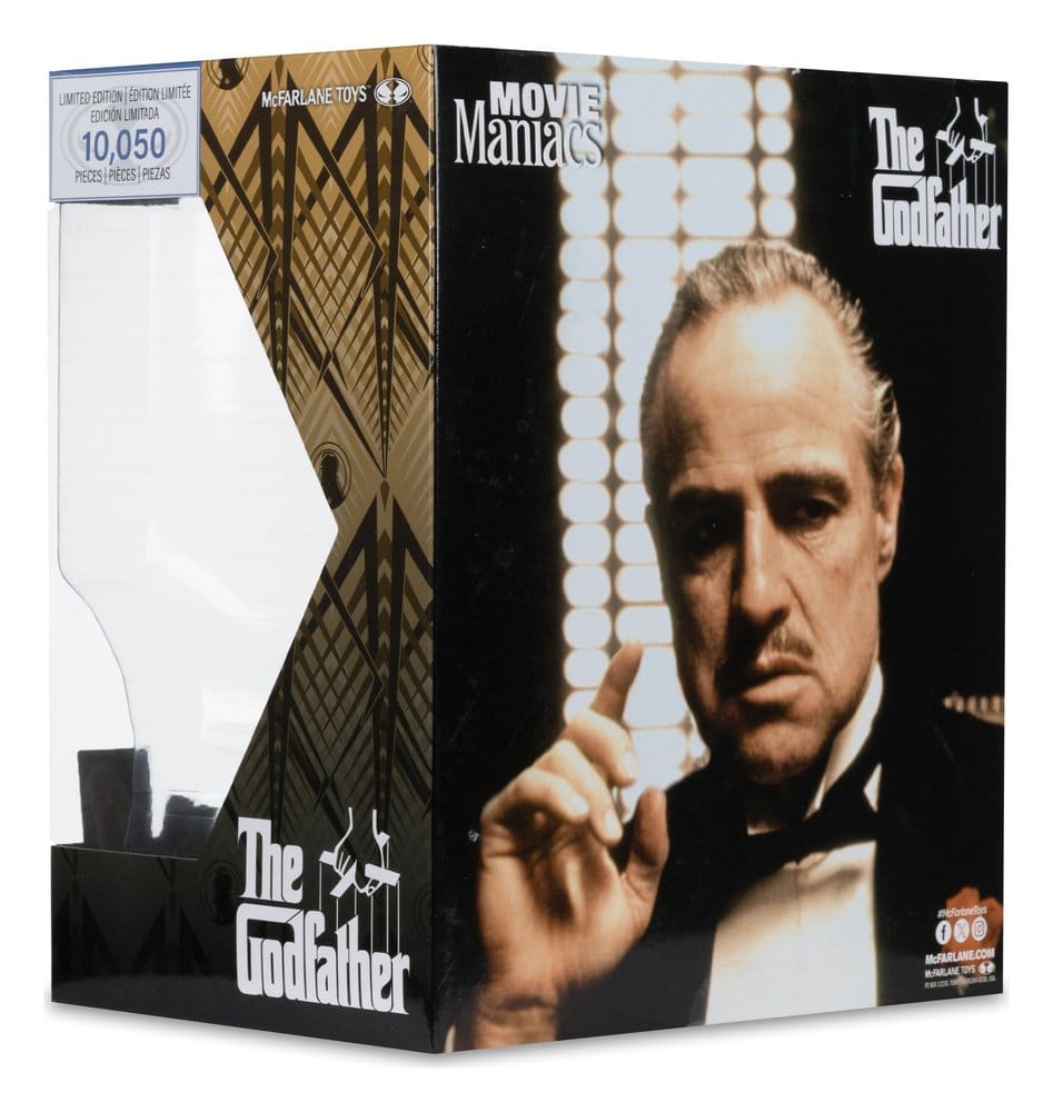 El Padrino Movie Maniacs Paramount Figura Don Corleone 17 cm