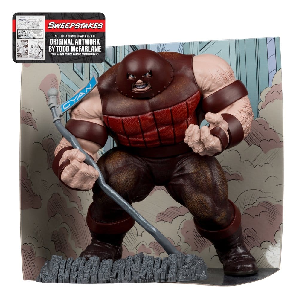Marvel Collection Estatua PVC 1/10 Gambit The Juggernaut (Spider-Man #16) Gold Label 17 cm