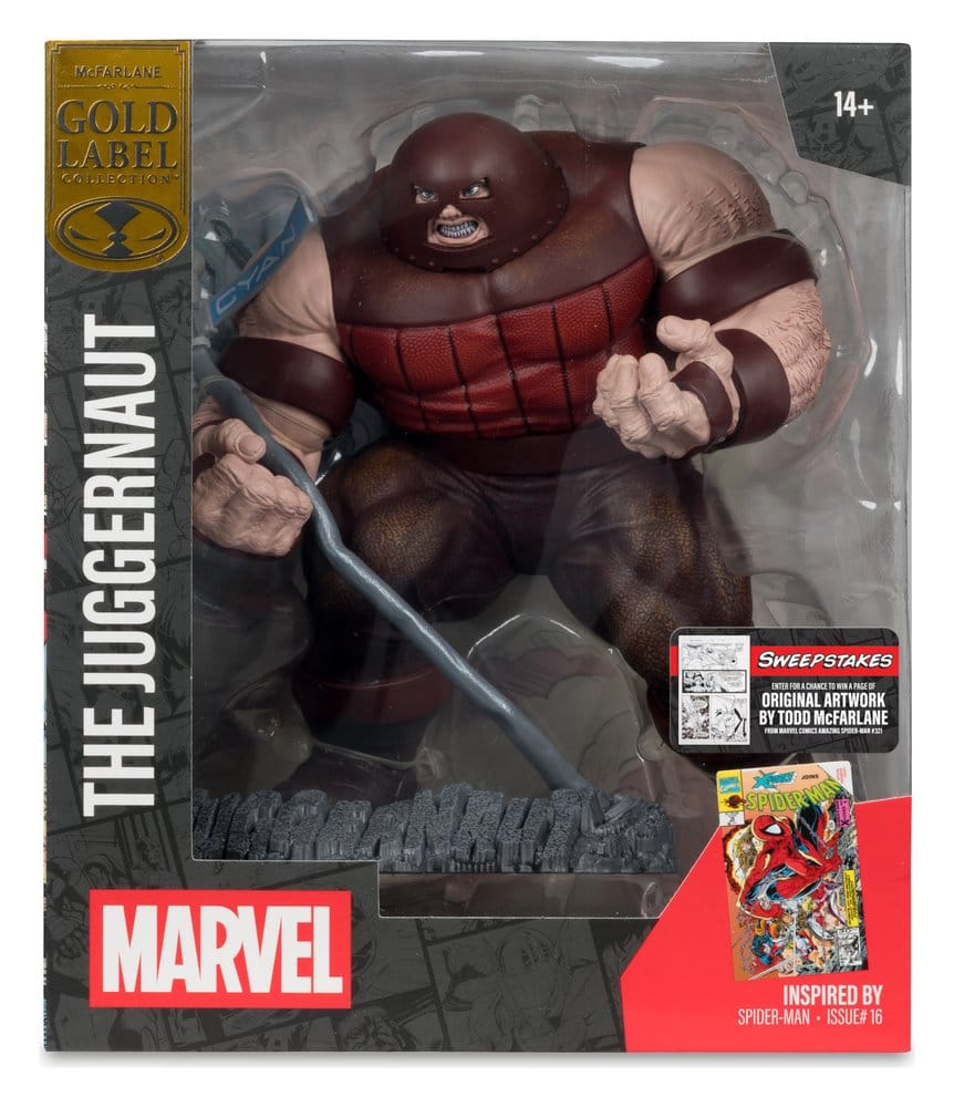 Marvel Collection Estatua PVC 1/10 Gambit The Juggernaut (Spider-Man #16) Gold Label 17 cm