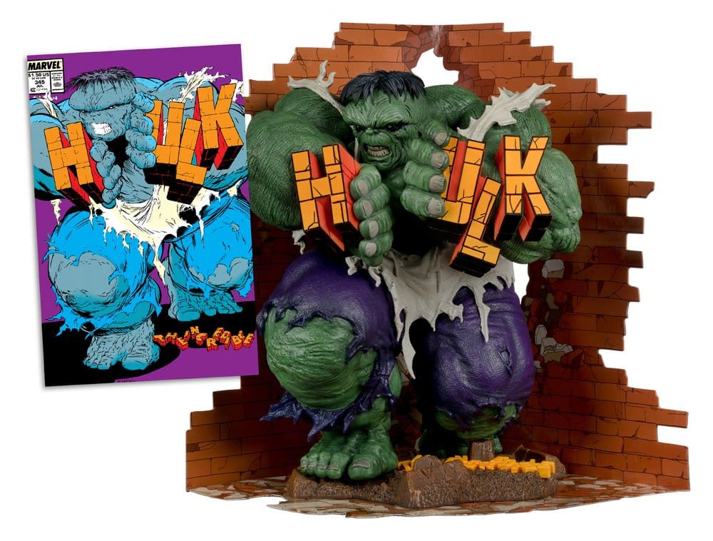 Marvel Estatua PVC 1/6 Hulk (The Incredible Hulk #345) (Gold Label)
