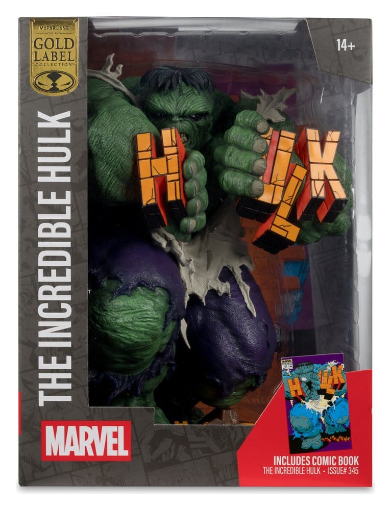 Marvel Estatua PVC 1/6 Hulk (The Incredible Hulk #345) (Gold Label)