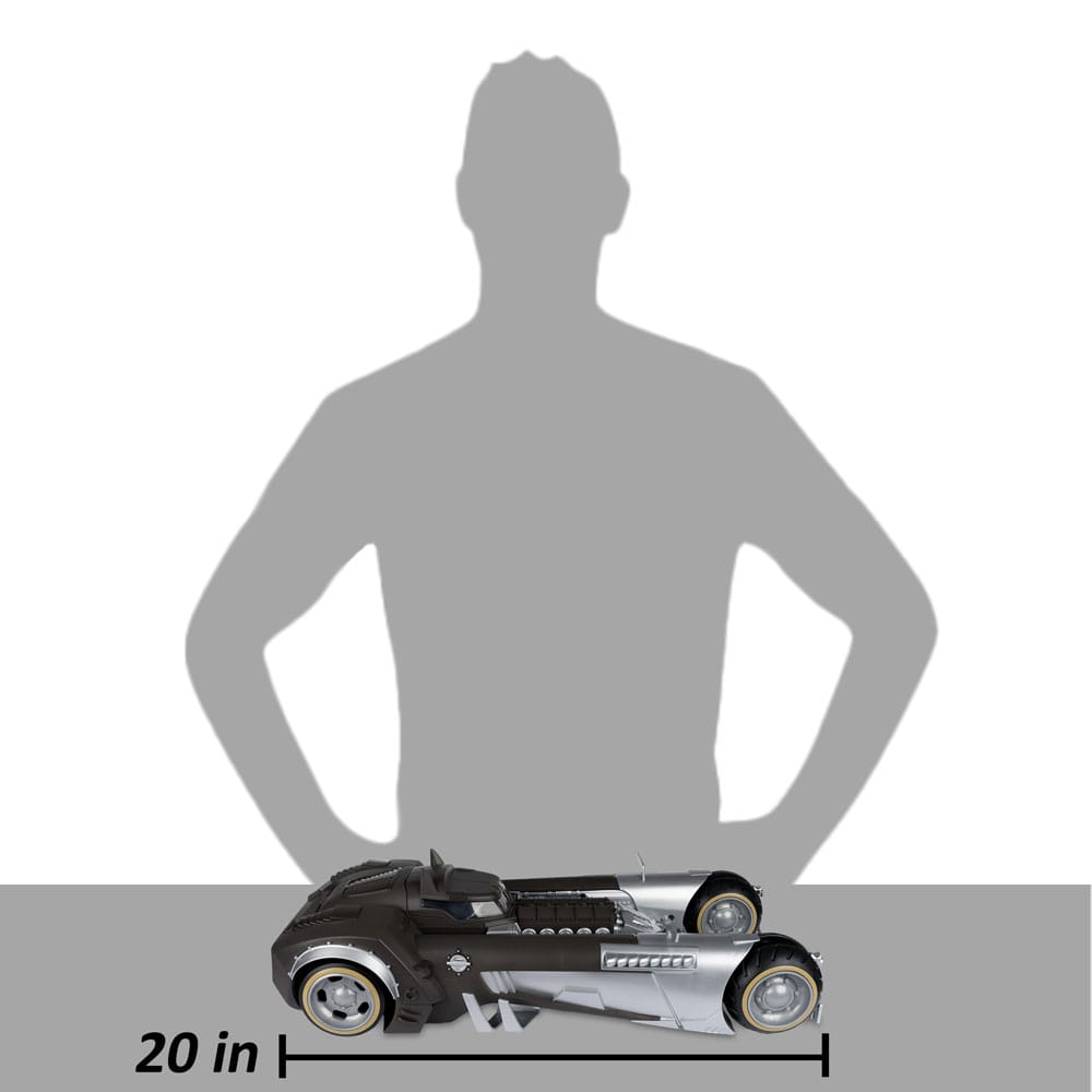 DC Multiverse Vehículo White Knight Batmobile (Gold Label) 18 cm