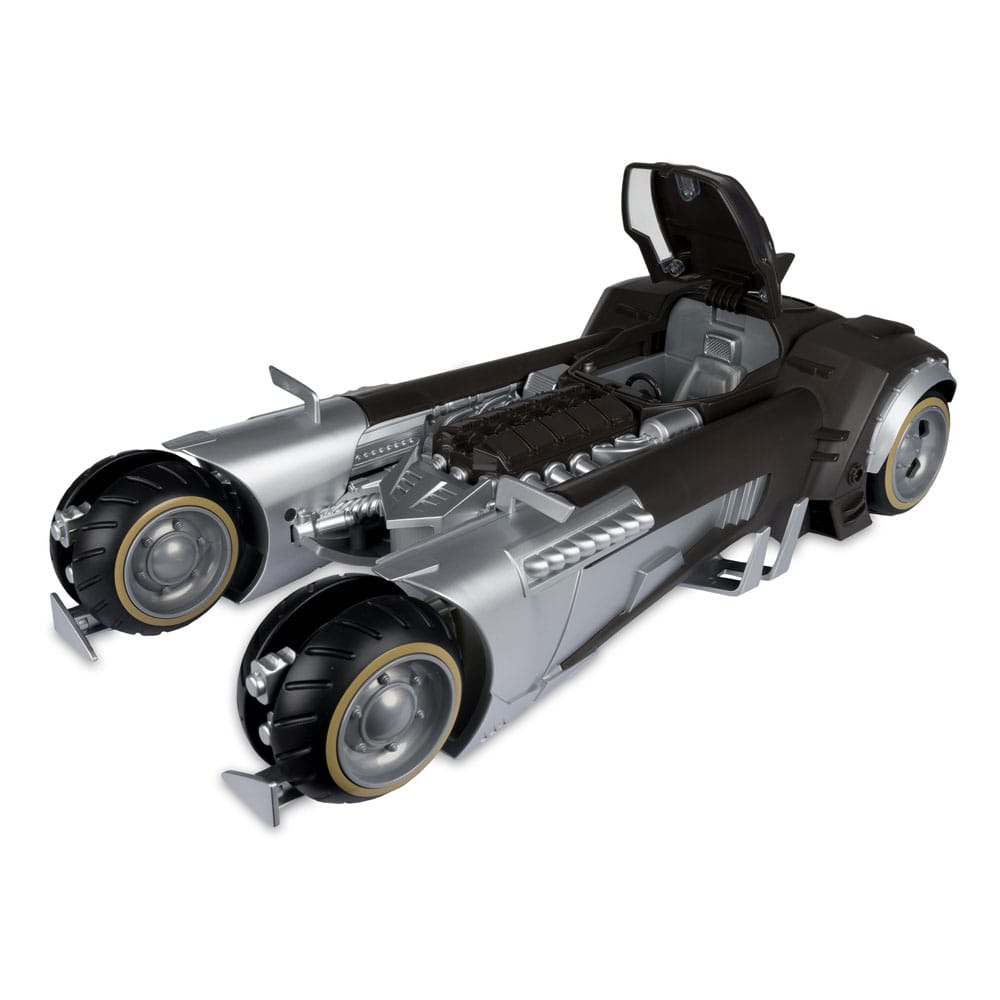 DC Multiverse Vehículo White Knight Batmobile (Gold Label) 18 cm
