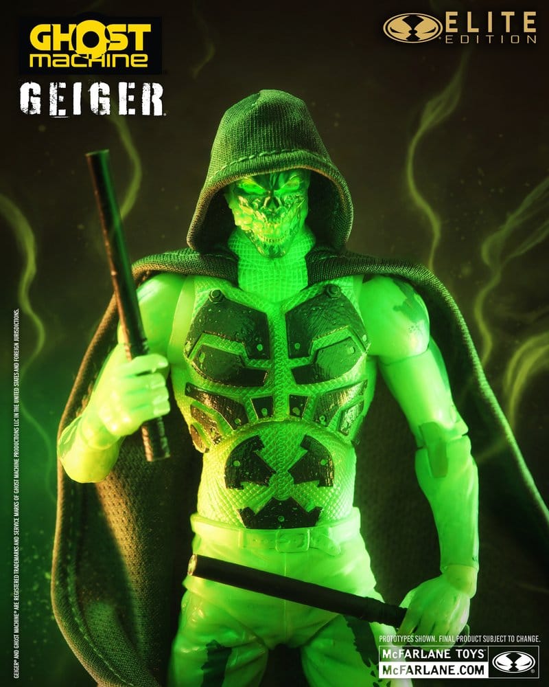 Ghost Machine McFarlane Elite Edition Figura Deluxe Geiger 18 cm
