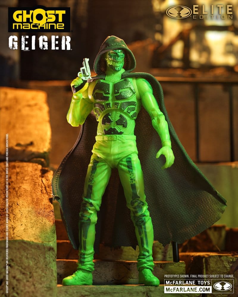 Ghost Machine McFarlane Elite Edition Figura Deluxe Geiger 18 cm
