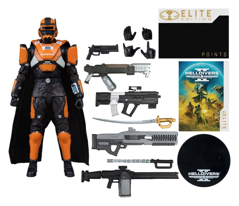 Helldivers 2 McFarlane Elite Edition Figura de Acción CE-25 Trench Engineer (Deluxe) 18 cm