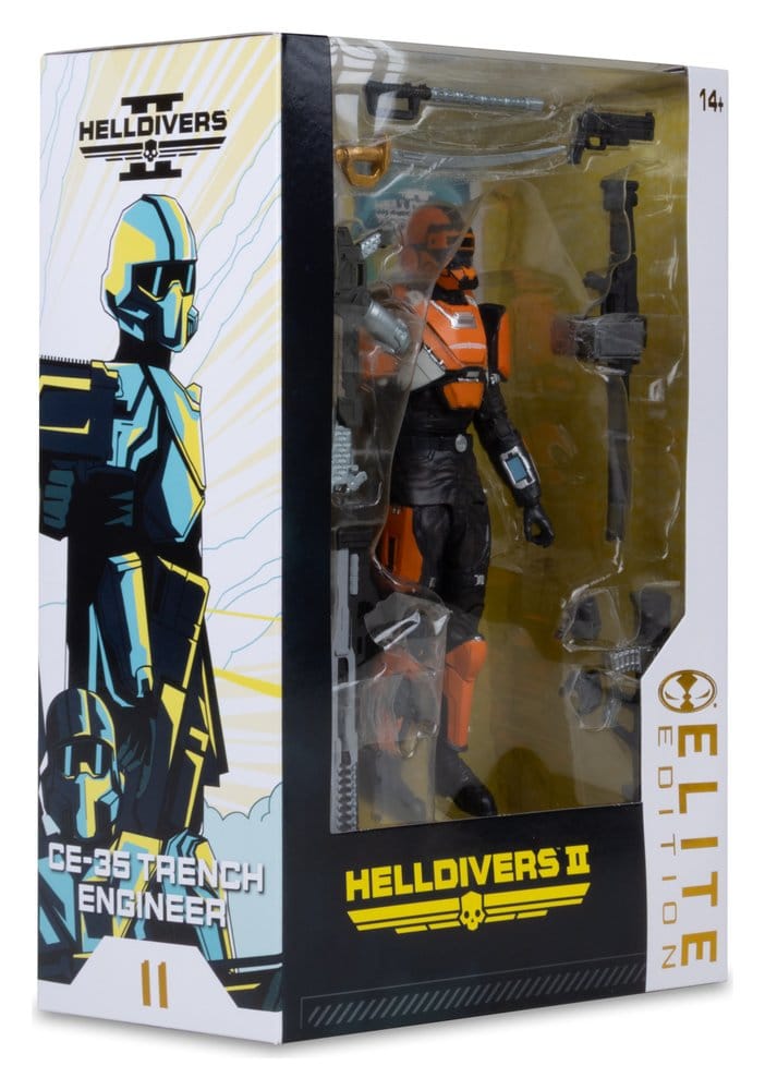 Helldivers 2 McFarlane Elite Edition Figura de Acción CE-25 Trench Engineer (Deluxe) 18 cm