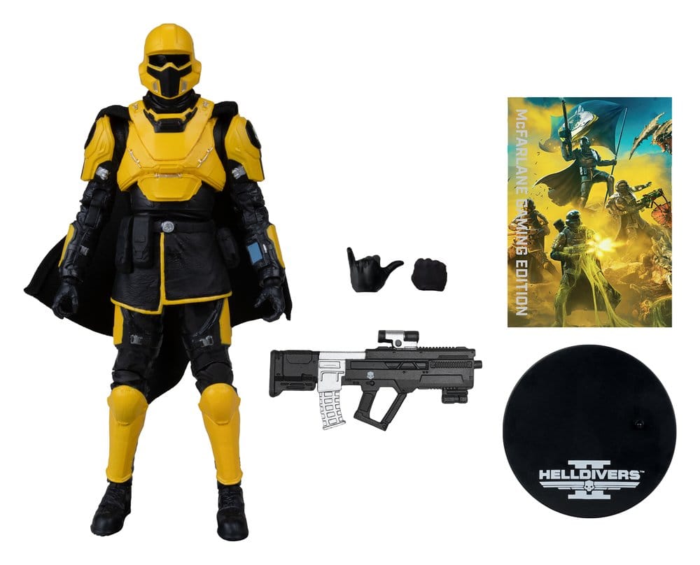 Helldivers II McFarlane Gaming Edition Figura T4-40 Gold Eagle 18 cm
