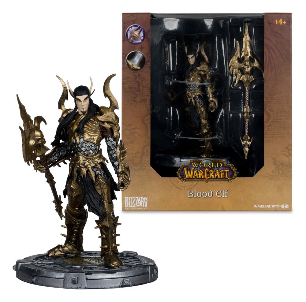 World of Warcraft 1/12 Scale Figura Posed Blood Elf Limited Edition 16 cm
