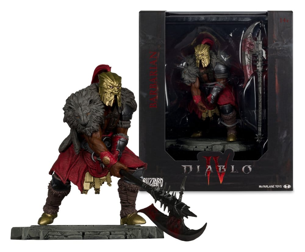 Diablo IV 1/12 Scale Limited Edition Figura Bárbaro 12 cm