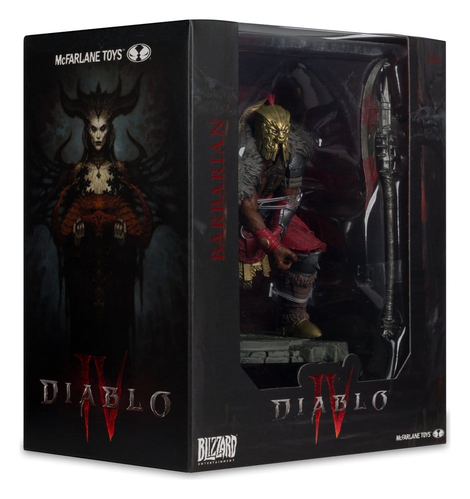 Diablo IV 1/12 Scale Limited Edition Figura Bárbaro 12 cm