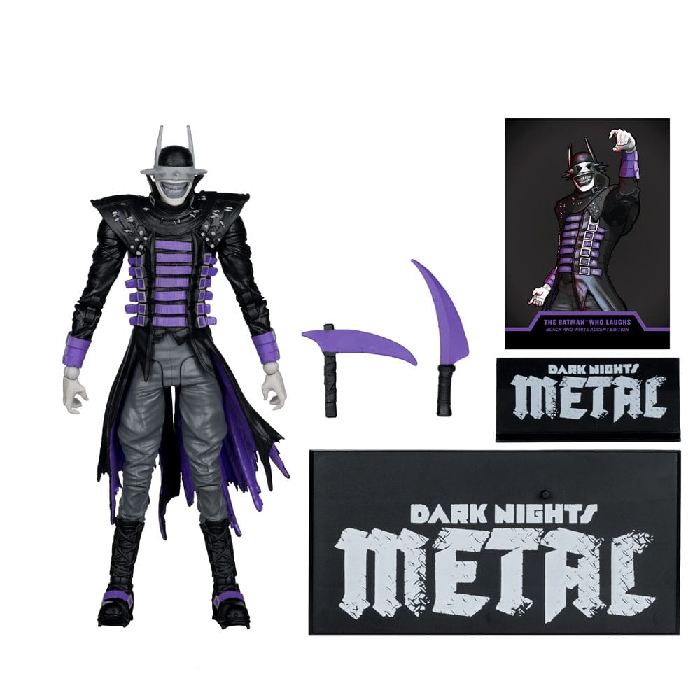 DC Multiverse Figura The Batman Who Laughs (B&W with accent) (Gold Label) 18 cm - Z POP Toys