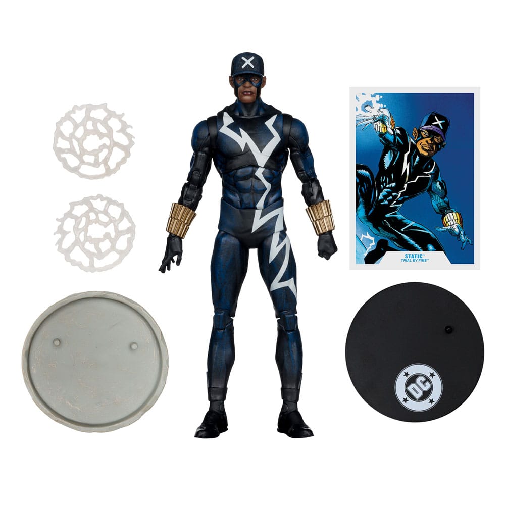 DC Multiverse Figura Static Shock (Trial by Fire) (Gold Label) 18 cm - Z POP Toys