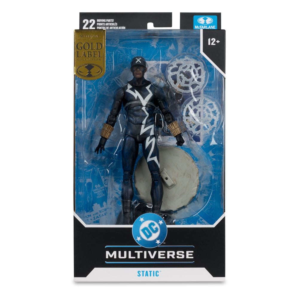 DC Multiverse Figura Static Shock (Trial by Fire) (Gold Label) 18 cm - Z POP Toys