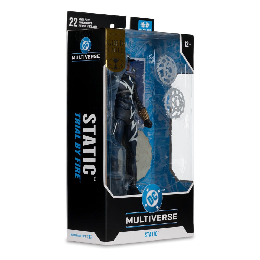 DC Multiverse Figura Static Shock (Trial by Fire) (Gold Label) 18 cm - Z POP Toys
