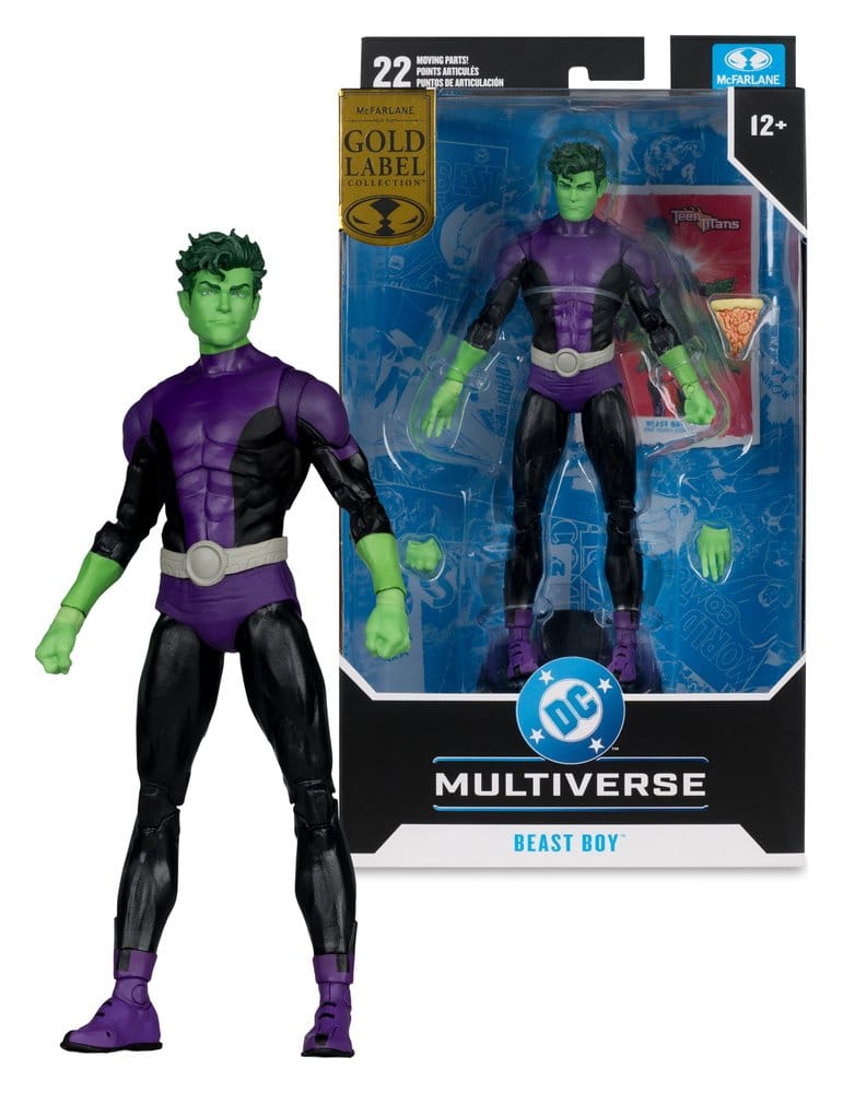 DC Multiverse Figura Beast Boy (One Year Later) (Gold Label) 18 cm