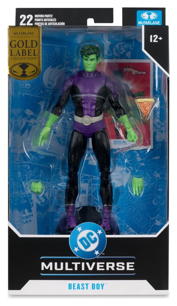 DC Multiverse Figura Beast Boy (One Year Later) (Gold Label) 18 cm