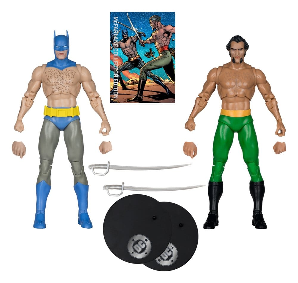 DC Multiverse McFarlane Elite Edition Pack de 2 Figuras Batman vs Ra's al Ghul (Batman #244) (Gold Label) 18 cm