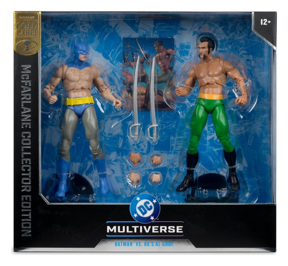 DC Multiverse McFarlane Elite Edition Pack de 2 Figuras Batman vs Ra's al Ghul (Batman #244) (Gold Label) 18 cm