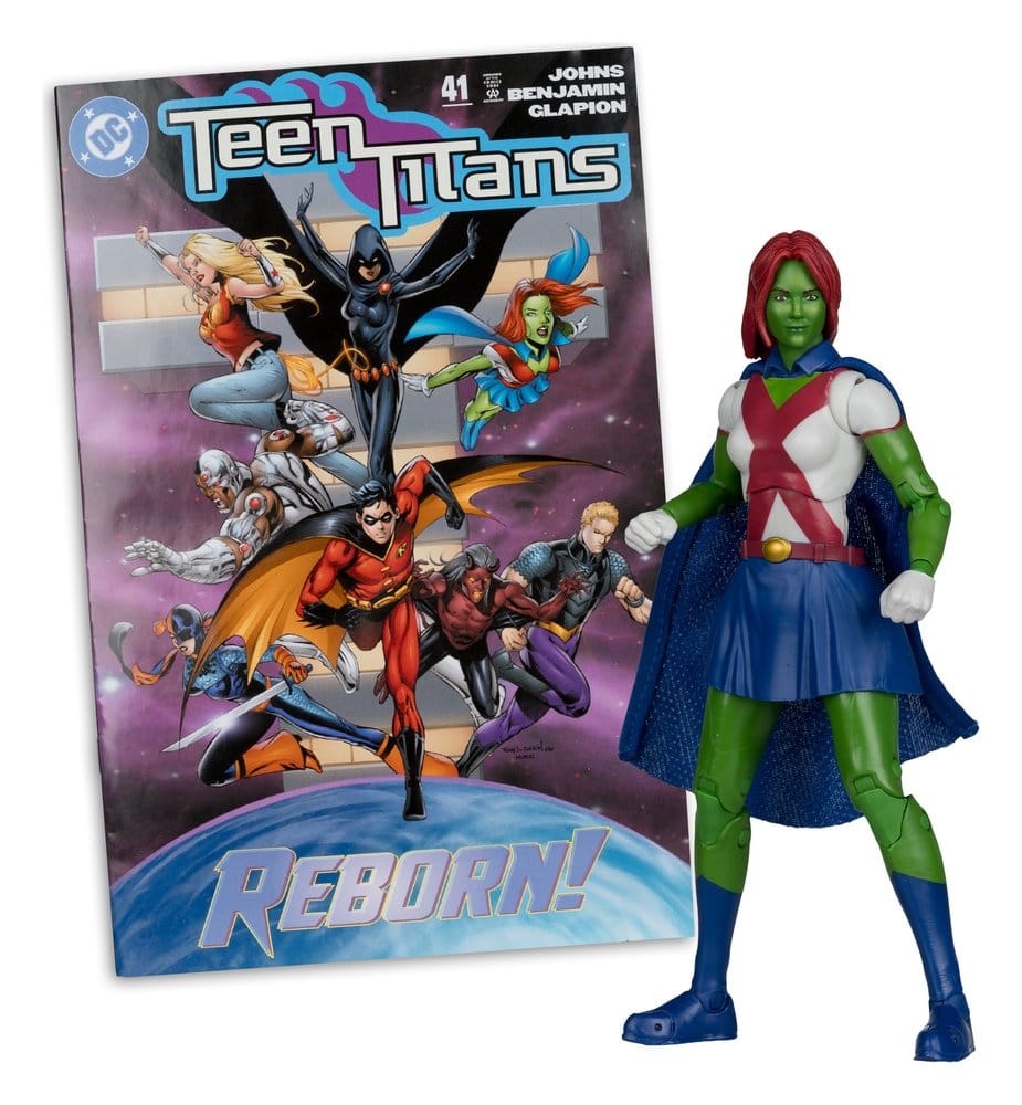 DC Direct Page Punchers Figura Miss Martian (Teen Titans #41) (Red Platinum Edition) 17 cm