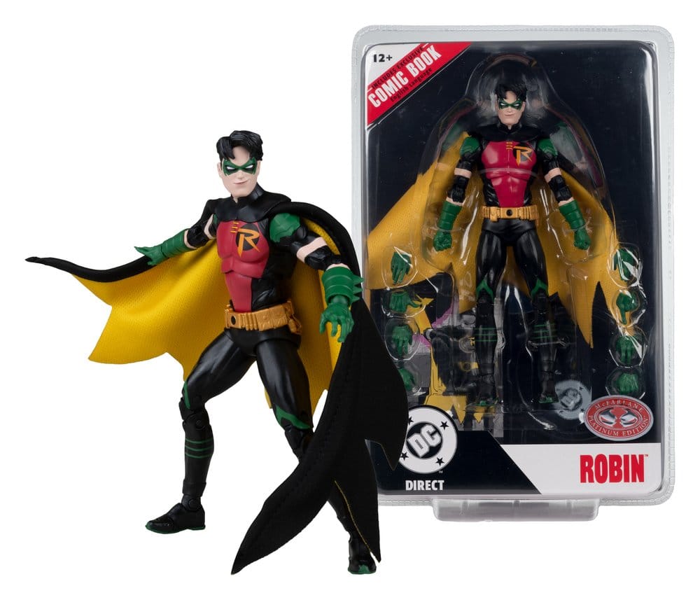 DC Direct Page Punchers Figura Robin Tim Drake (Nightwing #81) (Red Platinum Edition) 18 cm