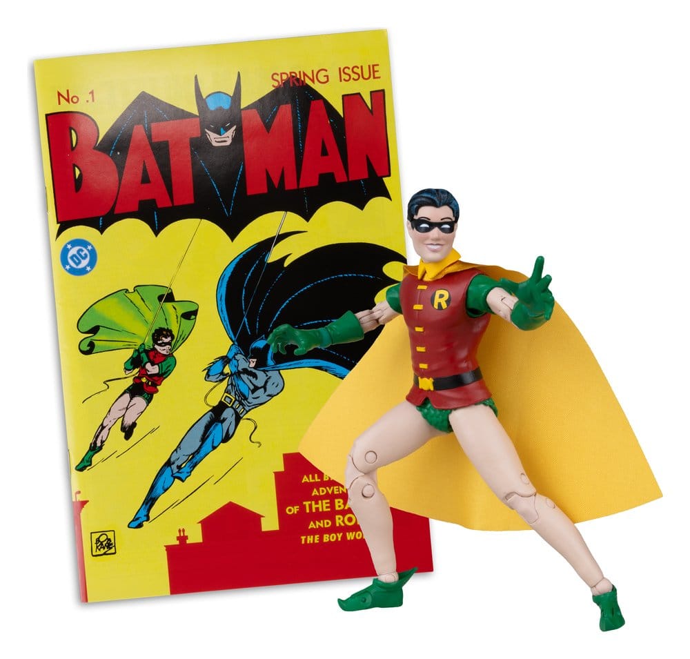 DC Direct Page Punchers Figura Robin Dick Grayson (Batman #1) (Red Platinum Edition) 14 cm