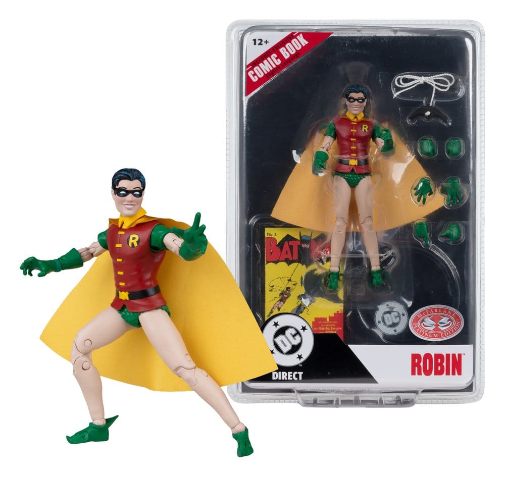 DC Direct Page Punchers Figura Robin Dick Grayson (Batman #1) (Red Platinum Edition) 14 cm